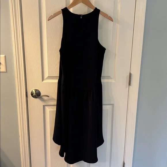 Pleione Sleeveless Hi-Lo Shift Dress in Navy Blue, Size Small - Picture 5 of 10
